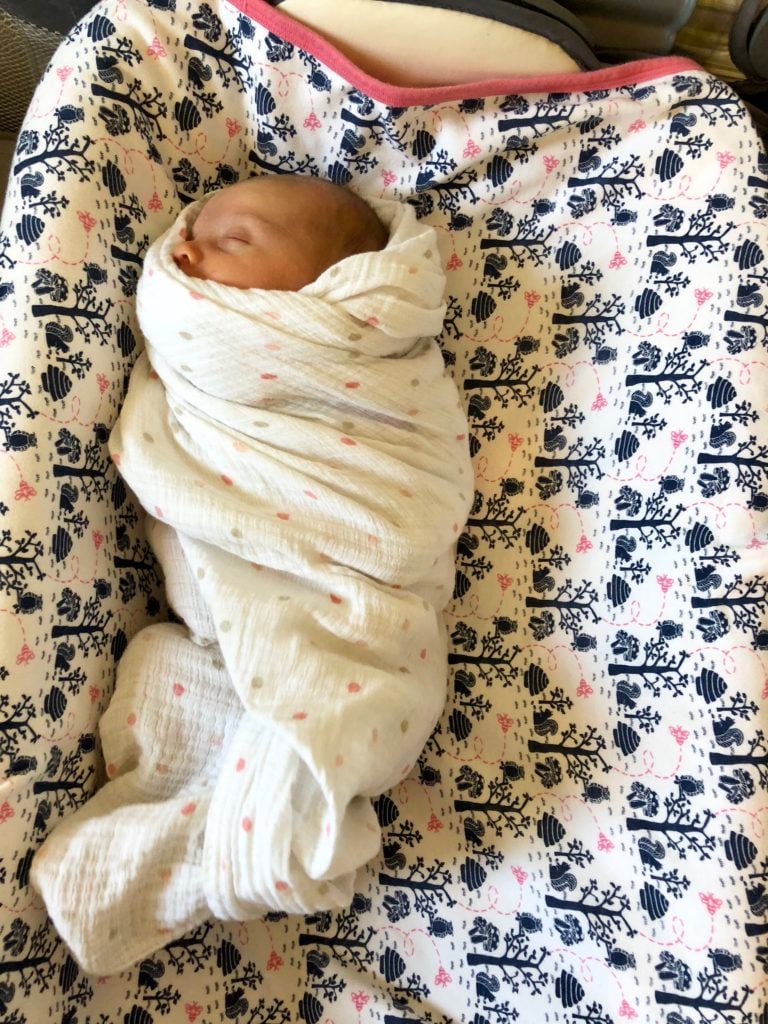 swaddle covering face