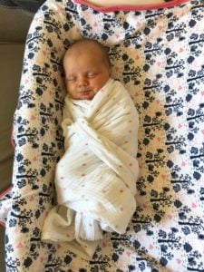 swaddle tutorial for a tight baby swaddle | The Peaceful Sleeper