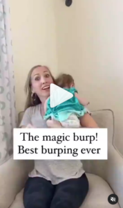 Magic Burping Technique IG Reel |The Peaceful Sleeper