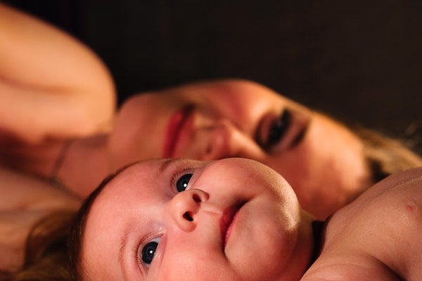 a baby waking up in the morning of daylight savings spring forward | The Peaceful Sleeper 