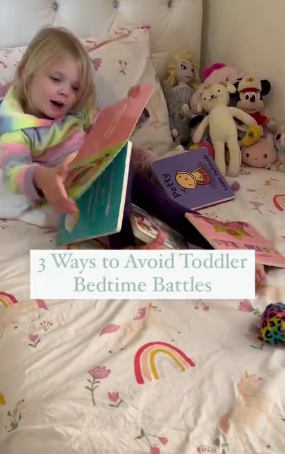 Toddler bedtime battles Instagram reel |The Peaceful Sleeper 