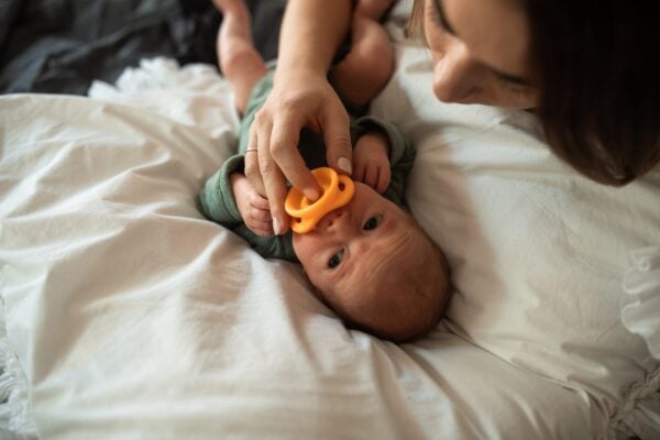 Weaning off pacifier sales at night