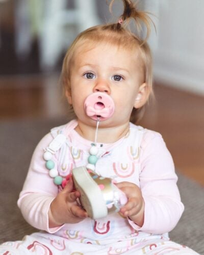 Weaning off store pacifier at night