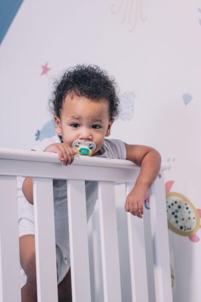 Baby awake in crib |The Peaceful Sleeper