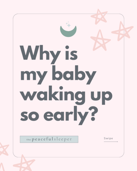 Early Morning Baby Wakings Instagram Post | The Peaceful Sleeper