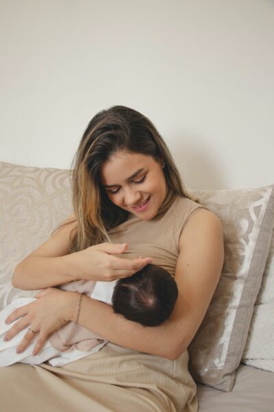 Mother Breastfeeding For a Dream Feed | The Peaceful Sleeper