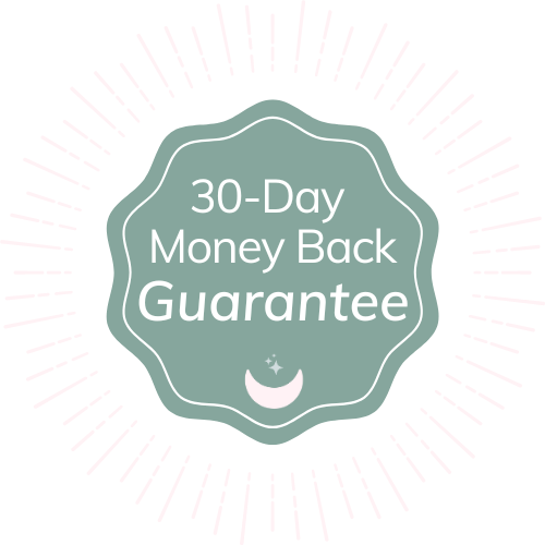 30 day Money-Back Guarantee graphic the peaceful sleeper | The Peaceful Sleeper
