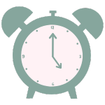 5 am clock icon | The Peaceful Sleeper