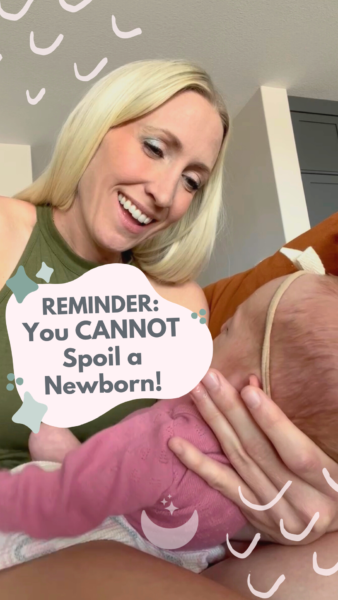 You Cannot Spoil a Newborn | The Peaceful Sleeper