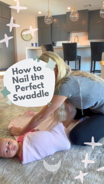 How to Nail The Perfect Swaddle | The Peaceful Sleeper