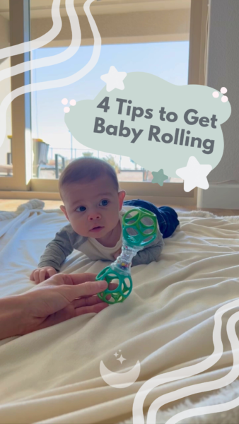 4 Tips to Get Baby Rolling on Instagram | The Peaceful Sleeper