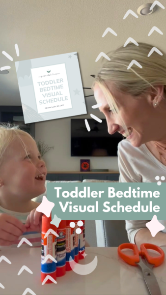 Toddler Bedtime Visual Schedule | The Peaceful Sleeper