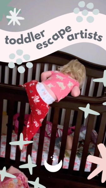 Toddler Escape Artists on Instagram | The Peaceful Sleeper