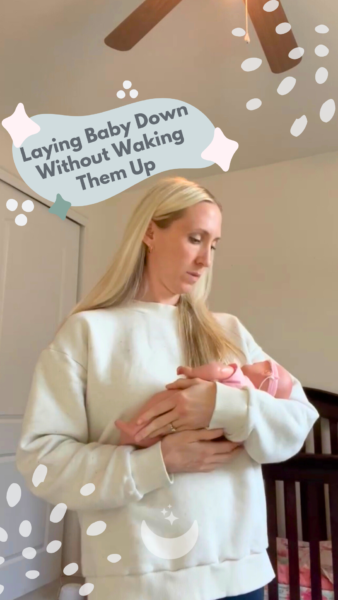 Laying Baby Down Without Waking Them Up on Instagram | The Peaceful Sleeper