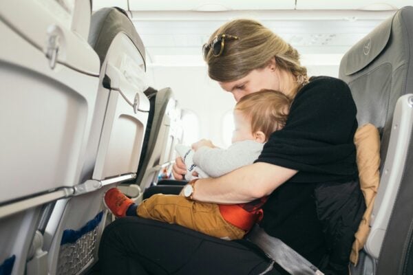 Traveling With a Baby on a Plane | The Peaceful Sleeper