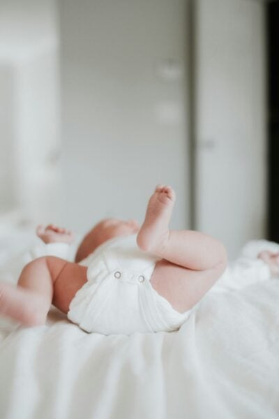 Baby on Bed | The Peaceful Sleeper