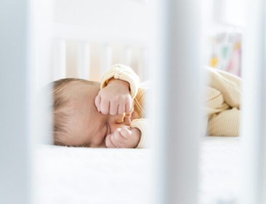Newborn Sleeping in Crib | The Peaceful Sleeper